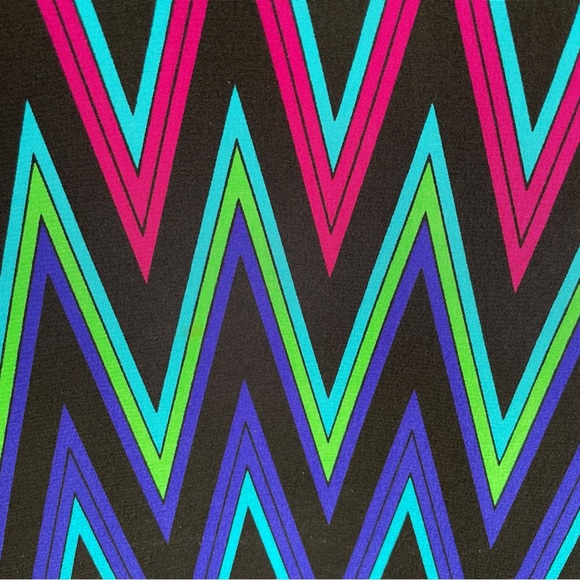 Anthropologie AMANDA UPRICHARD SILK Chevron Print Sleeveless TOP!!!! New - Picture 6 of 15